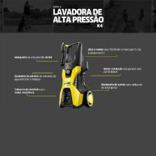 Lavadora Alta Press�o K4 1885psi 220V Karcher