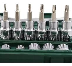 Jogo de Soquetes e Chaves E-Torx 3/8