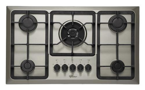 Fog�o Cooktop 5Q Inox Tripla Chama Fischer 23678-54121