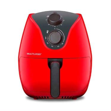Fritadeira Air Fryer 4Lt Vermelha 1500W Multilaser 220V