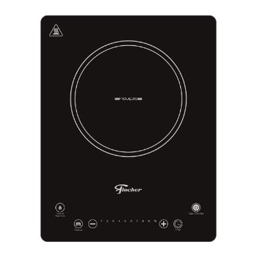 Fog�o Por Indu��o Cooktop Fischer 1Q Mesa Vitrocer�mica V220