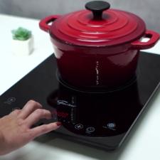 Fog�o Por Indu��o Cooktop Fischer 1Q Mesa Vitrocer�mica V220