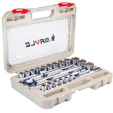 Jogo de Soquetes Estriados de 1/2 Pol + Maleta Com 23 Pe�as MAYLE 110023