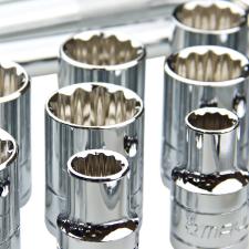 Jogo de Soquetes Estriados de 1/2 Pol + Maleta Com 23 Pe�as MAYLE 110023