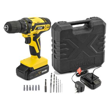 Parafusadeira Furadeira Bateria 12v PFV012 Vonder Bivolt