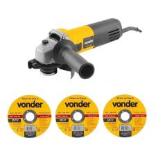 Esmerilhadeira angular 650W com 3 Discos Vonder EAV650 220V