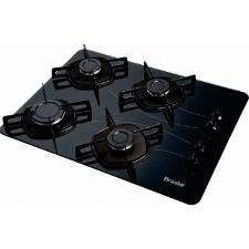 Fog�o Cooktop 4 Bocas Mesa de Vidro Braslar Bivolt