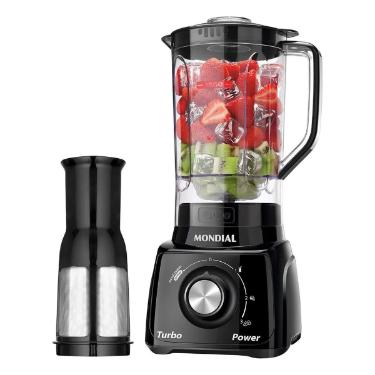 Liquidificador Mondial Turbo Power 500W 3 Velocidades 200V