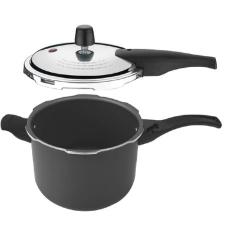 Panela de Press�o 4,5L Vancouver Grafite 20cm Tramontina