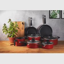 Conjunto de Panelas Tramontina Coimbra Vermelho - 7 Pe�as