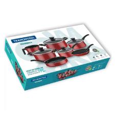 Conjunto de Panelas Tramontina Coimbra Vermelho - 7 Pe�as