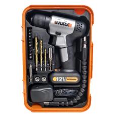 Furadeira Parafusadeira 12V 18 Assess�rios WORX WX104.1 Bivolt