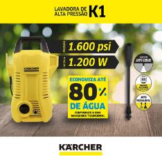 Lavadora Alta Press�o 1600PSI K1 Karcher Compacta 220V