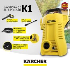 Lavadora Alta Press�o 1600PSI K1 Karcher Compacta 220V
