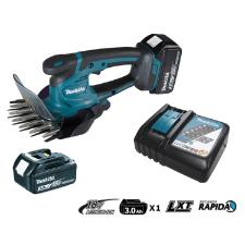 Tesoura para Grama Makita C/ Bateria 18V 3.0 Ah e Carregador