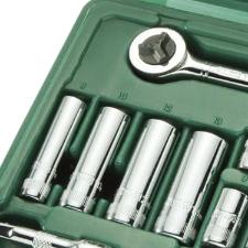 Jogo de Soquete Sextavado 1/4Pol. com 20 Pe�as SATA-ST09522