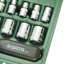 Jogo de Soquete Sextavado 1/4Pol. com 20 Pe�as SATA-ST09522