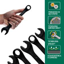 Jogo de Chaves Combinadas Speedy X6 8-17mm 7 Pcs Belzer