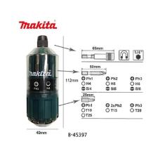 Kit Chave Manual com Bit 18 Pe�as Makita B-28896
