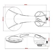 Ducha Space Power 4T 6400W 220V Branca - HYDRA
