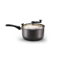 Panela Pipoqueira MTA 3,6L Grafite com Tampa Transparente