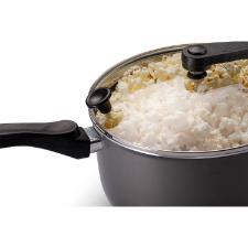 Panela Pipoqueira MTA 3,6L Grafite com Tampa Transparente