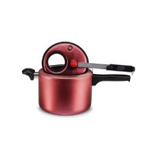 Panela De Press�o com Visor 4,5L Antiaderente Cereja MTA