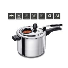 Panela de Press�o Em Alum�nio Polido 4,5L com Visor MTA