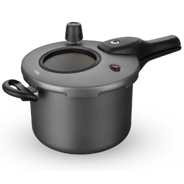 Panela De Press�o Fecha. Externo C/ Visor Grafite 4,5L MTA