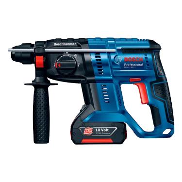 Martelete Perfurador Bateria GBH 180-Li Bosch 18V + 2 Baterias + Maleta