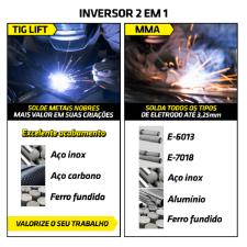 M�quina de Solda Inversora IE-6150 KAB 150A Micro 220V Tork
