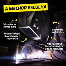 M�scara de Solda Control Solar 8K MSEA-1003 Esc. Autom�tico