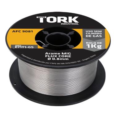 Arame Mig Flux Core 0,8mm 1Kg SuperTork AFC9081
