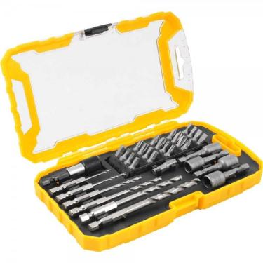 Jogo de Brocas/Bits/Soquetes C/32 Pcs