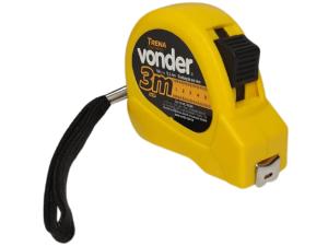 Trena Fita Metrica de A�o 3 Metros 3M X 12,5mm Vonder