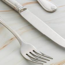 Faqueiro em prata com estojo Saint James P�rola 130 pe�as: Uma heran�a de requinte e tradi��o