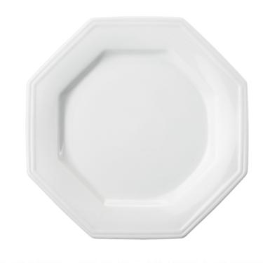 Prato raso sextavado em porcelana Schmidt Prisma 28,5x3cm