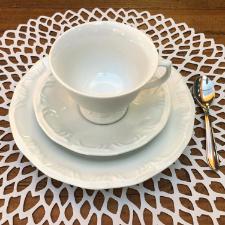 X�cara ch� com pires em porcelana Schmidt Pomerode 200ml