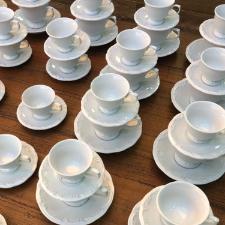 X�cara ch� com pires em porcelana Schmidt Pomerode 200ml