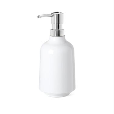 Porta-sabonete em melamina Umbra Step 385ml branco