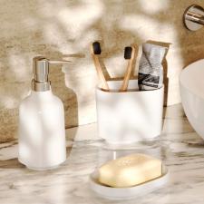 Umbra Step Porta-Sabonete L�quido de Melamina Branco 385ml