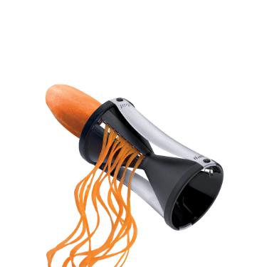 Cortador de vegetais espiral Ningbo Julienne 13x7x7cm preto