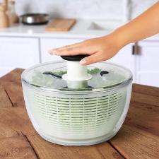Centr�fuga para Salada Oxo 5 Litros Transparente: Lave e Seque Folhas com Praticidade e Efici�ncia