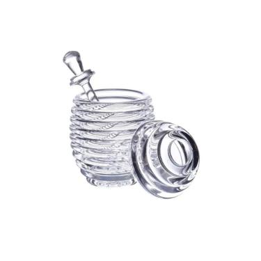 Meleira Kenya em Acr�lico 14,5cm: Praticidade, Transpar�ncia e Limpeza para Servir Mel