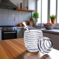 Meleira Kenya em Acr�lico 14,5cm: Praticidade, Transpar�ncia e Limpeza para Servir Mel