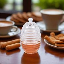 Meleira Kenya em Acr�lico 14,5cm: Praticidade, Transpar�ncia e Limpeza para Servir Mel