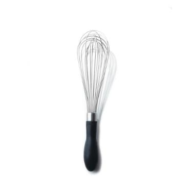 Batedor em a�o inox Oxo Balloon 27cm preto