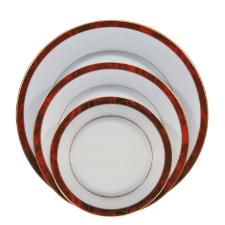 Baixela em porcelana Noritake Marble red 18 pe�as