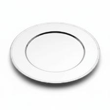 Sousplat em Prata Silverlux Croise 32cm, Luxo e Design Croise para Mesa Posta