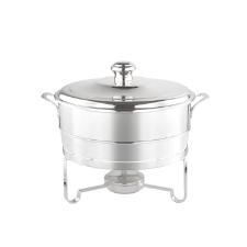 Rechaud redondo com banho-maria Silverlux 26,5cm 4L